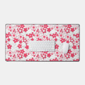 Papierbloemen Bureaumat (Keyboard & Muis)
