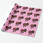 Papierbloemen Inpakken Cadeaupapier (Uitgerold)