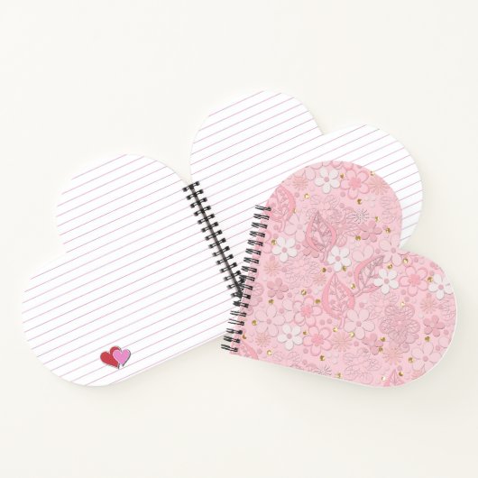 Papierbloemen Notitieboek (Binnen)