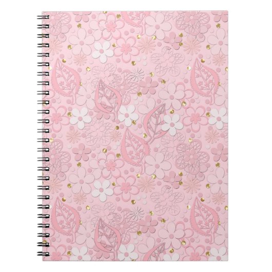 Papierbloemen Notitieboek (Voorkant)