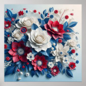 Papierbloemen Poster (Voorkant)