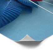 Papierbloemen Poster (Hoek)