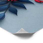 Papierbloemen Poster (Hoek)