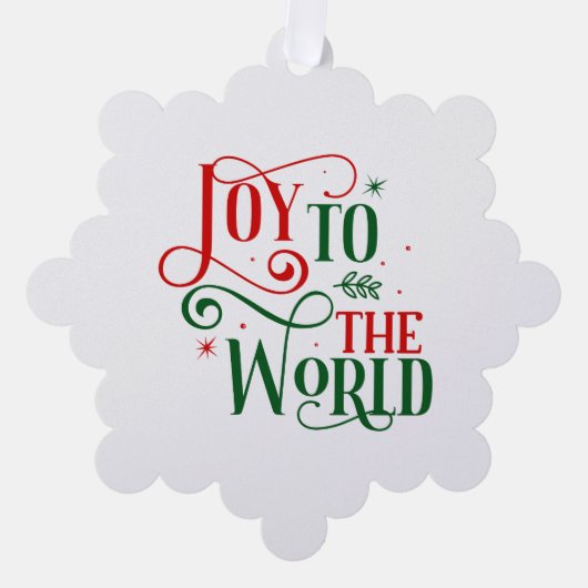 Papierboom Ornament (Voorkant)