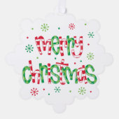 Papierboom Ornament Kaart (Voorkant)