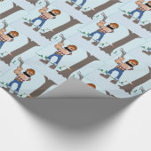 Papierboompapier verpakken cadeaupapier (Hoek)