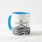 Papierboot Mok (Voorkant links)