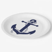 PapierBord - Grote ankerplaats en helling Papieren Bordje (Gekanteld)