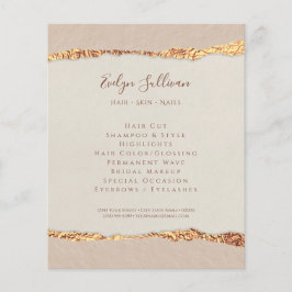 Papierbrochure met schouderklopjes flyer