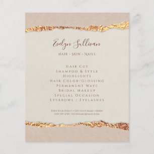 Papierbrochure met schouderklopjes flyer