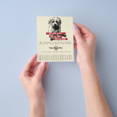 Papierbrochure voor gezelschapsdieren - Personeel Flyer (Hand)