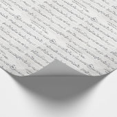 Papiercadeauomslag voor inpakken van muziekvel cadeaupapier (Hoek)