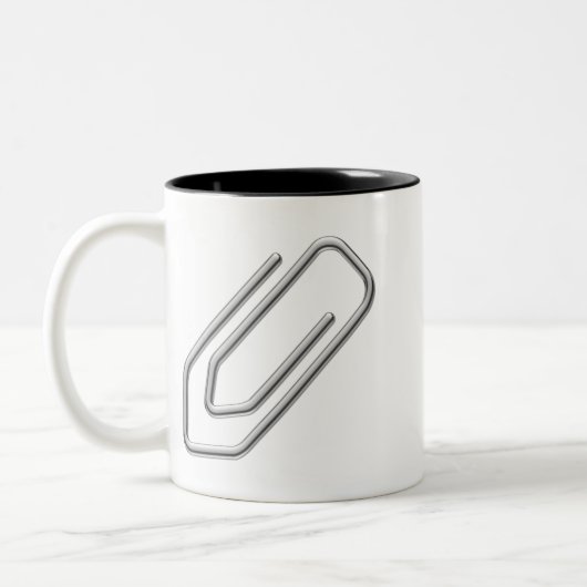 Papierclip Tweekleurige Koffiemok (Links)