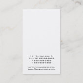 Papierclip Visitekaartje (Achterkant)