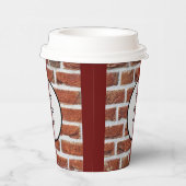 Papiercups met brick-stijl papieren bekers (Rechts)