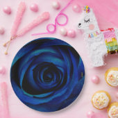 Papierdiner Bord HAMbyWG Blue Roos (Feest)