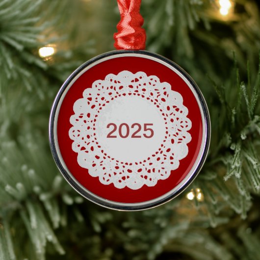 Papierdolieten Metalen Ornament (Boom)