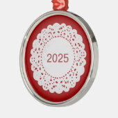 Papierdolieten Metalen Ornament (Links)