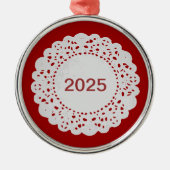 Papierdolieten Metalen Ornament (Voorkant)