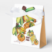 Papierdoos, Tent 3x1.5x3.25 Bedankdoosjes (Voorkant Zijde)