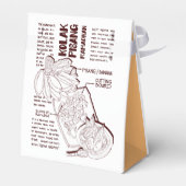 Papierdoos, Tent 3x1.5x3.25 Bedankdoosjes (Achterkant)