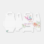 Papierdraagtas, draagbaar, 4x2,5x5 bedankdoosjes (Uitgevouwen)