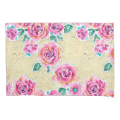   papieren achtergrond met bloem kussensloop (Voorkant)