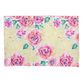   papieren achtergrond met bloem kussensloop