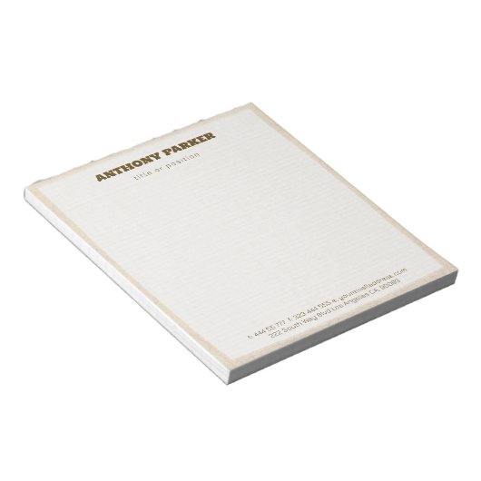 Papieren achtergrond notitieblok (Schuin)