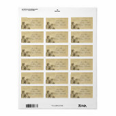 papieren adreslabel etiket (Full Sheet)