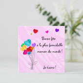 Papieren ballen - Goede mama-feestdag Kaart (Staand voorkant)