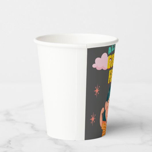 Papieren beker (Rechts)