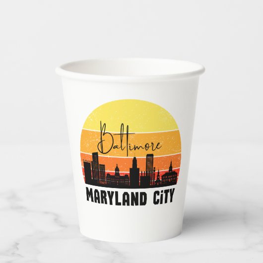 Papieren beker (Voorkant)