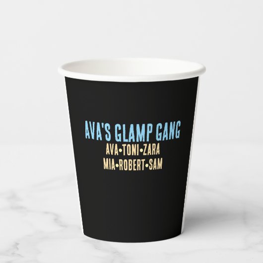 Papieren beker (Achterkant)