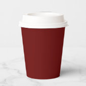 Papieren Beker 1 Burg(Winter Rood 2) RFPMDesigns 2 (Achterkant)