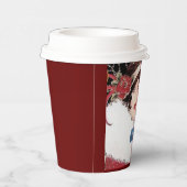 Papieren Beker 1 Burg(Winter Rood 2) RFPMDesigns 2 (Rechts)