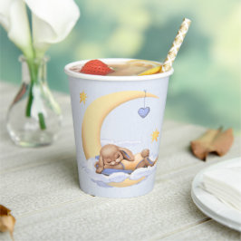 Papieren beker baby shower.