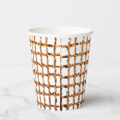 Papieren beker beige net (Rechts)