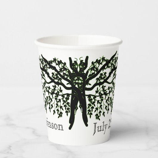 Papieren beker - Boom uit de familie (Links)