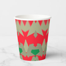 Papieren beker, Een levendig kleurrijk klassiek de