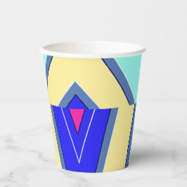 Papieren beker, Een levendig kleurrijk klassiek de Papieren Bekers