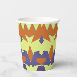 Papieren beker, Een levendig kleurrijk klassiek de Papieren Bekers