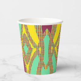 Papieren beker, Een levendige kleurrijke klassieke Bekers