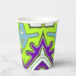 Papieren beker, Een levendige kleurrijke klassieke Papieren Bekers