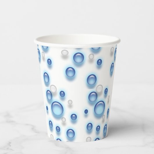 Papieren beker - Fizzy Bubbles (Achterkant)