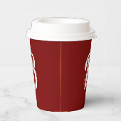 Papieren beker Gepersonaliseerd met jouw naam (Rechts)