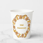 Papieren beker - Golden Jubileum Circle (Achterkant)