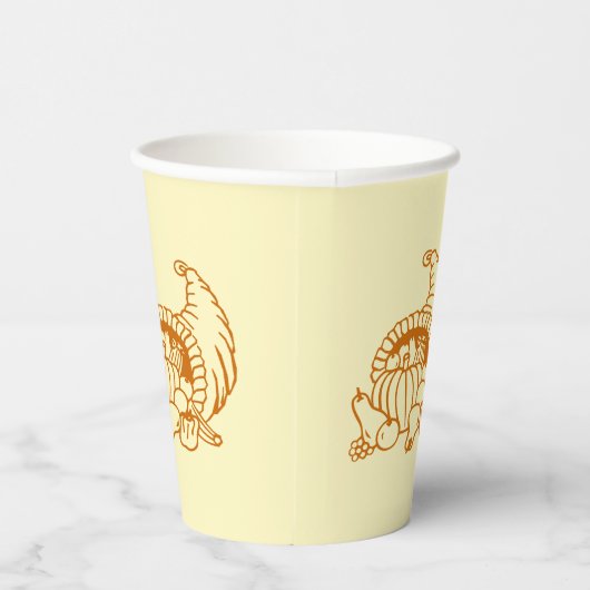 Papieren beker - Hoorn van Overvloed (Rechts)