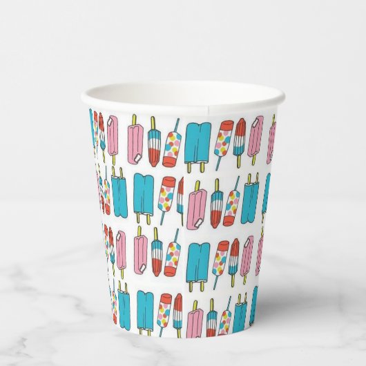 Papieren beker ijsjes (Rechts)