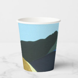Papieren beker Kleuren van Mt Tamalpais Schilderij